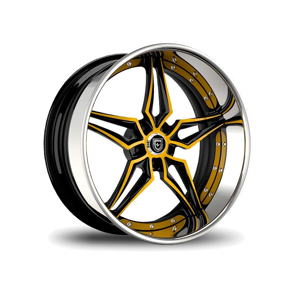 Black Yellow Wheel Cover 13 Inch For Four-Wheel