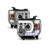 Autoparts LED Black Projector Headlights