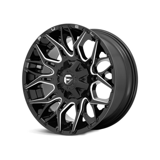 Fuel Twitch - D771 / Candy Red & Milled 6 LUG